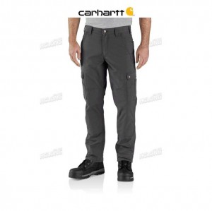 Carhartt Rugged Flex Relaxed Fit Ripstop Cargo Fleece-Lined Work Pant Shadow | TH0001653