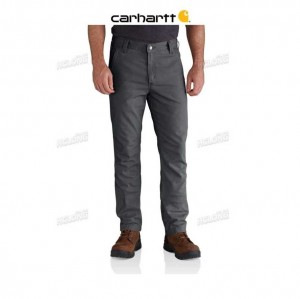 Carhartt Rugged Flex Straight Fit Canvas 5-Pocket Tapered Work Pant Shadow | TH0001586