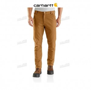 Carhartt Rugged Flex Straight Fit Duck Dungaree Brown | TH0001617