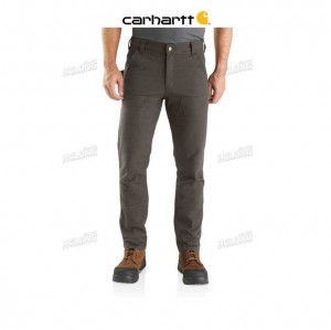 Carhartt Rugged Flex Straight Fit Duck Double Front Pants Tarmac | TH0001618