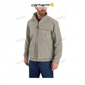 Carhartt Super Dux Relaxed Fit Lightweight Mock-Neck Jacket Greige | TH0000209