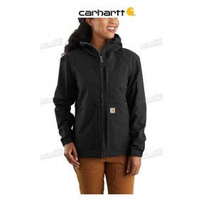 Carhartt Super Dux Relaxed Fit Lightweight Hooded Jacket Black | TH0000210