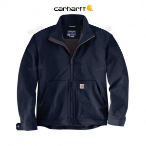 Carhartt Super Dux Relaxed Fit Lightweight Soft Shell Jacket Navy | TH0000222