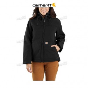 Carhartt Super Dux Relaxed Fit Sherpa-Lined Jacket - 2 Warmer Rating Black | TH0000192