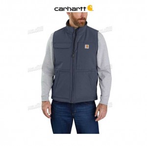 Carhartt Super Dux Relaxed Fit Sherpa-Lined Vest Bluestone | TH0002751