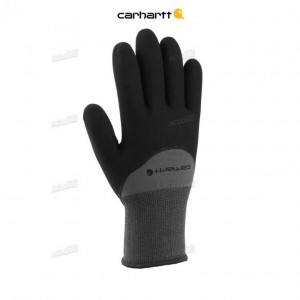 Carhartt Thermal Full-Coverage Nitrile Grip Glove Gray | TH0001118