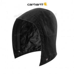 Carhartt Washed Duck Insulated Hood Black | TH0001231