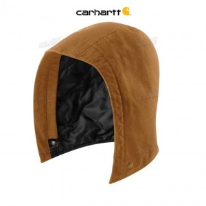 Carhartt Washed Duck Insulated Hood Brown | TH0001232