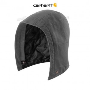 Carhartt Washed Duck Insulated Hood Gravel | TH0001309