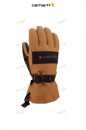 Carhartt Waterproof Insulated Glove BROWN BLACK | TH0001165