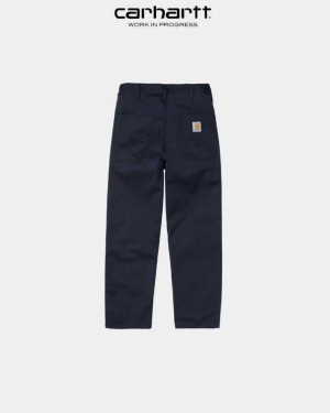 Carhartt Wip Abbott Pant Dark Navy | TH0001356