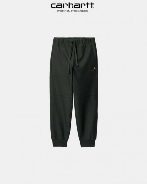 Carhartt Wip American Script Jogging Pant Dark Cedar | TH0001360