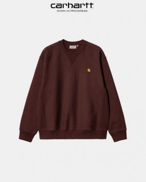 Carhartt Wip American Script Sweatshirt Ale | TH0000240