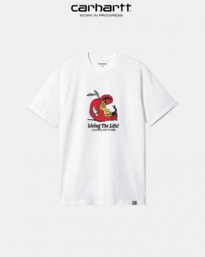 Carhartt Wip Appetite T-Shirt White | TH0002104