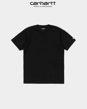 Carhartt Wip Base T-Shirt Black | TH0002108