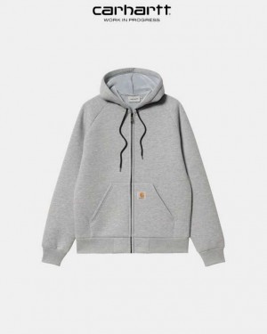 Carhartt Wip Car-Lux Hooded Jacket Grey Heather | TH0000030