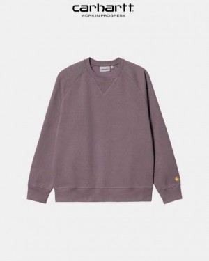 Carhartt Wip Chase Sweatshirt Misty Thistle | TH0000266