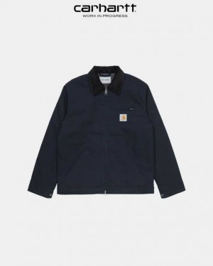 Carhartt Wip Detroit Jacket (Winter) Dark Navy / Black | TH0000038