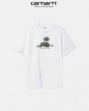 Carhartt Wip Dream Factory T-Shirt White | TH0002176