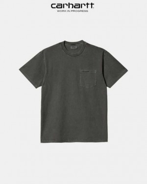 Carhartt Wip Duster Pocket T-Shirt Vulcan | TH0002187