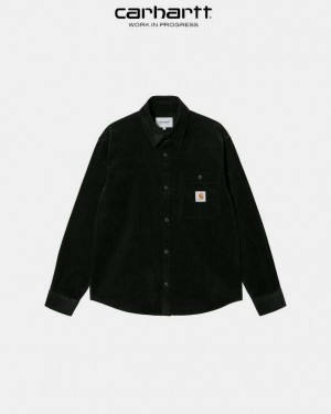 Carhartt Wip Flint Shirt Dark Cedar | TH0001794