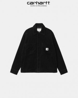 Carhartt Wip Foy Shirt Jacket Black | TH0001759