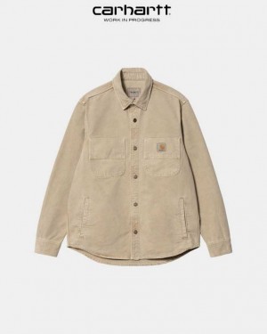 Carhartt Wip Glenn Shirt Jacket Dusty Hamilton Brown | TH0001766