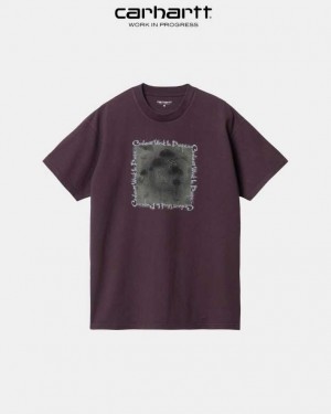 Carhartt Wip Hallucinogen T-Shirt Dark Plum | TH0002209