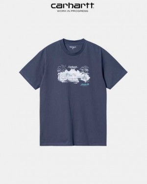 Carhartt Wip Home Builders T-Shirt Enzian | TH0002216