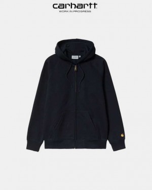 Carhartt Wip Hooded Chase Jacket Dark Navy | TH0000056