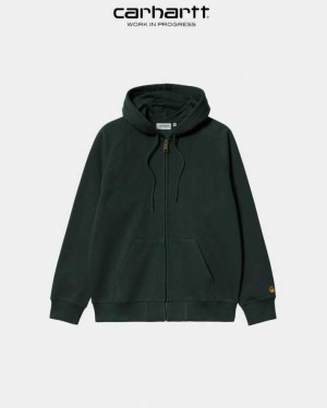 Carhartt Wip Hooded Chase Jacket Juniper | TH0000053