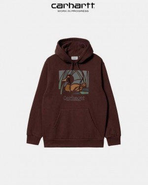 Carhartt Wip Hooded Duck Pond Sweatshirt Ale | TH0000315