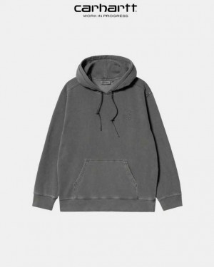 Carhartt Wip Hooded Verse Patch Sweatshirt Vulcan | TH0000335