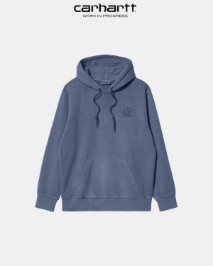 Carhartt Wip Hooded Verse Patch Sweatshirt Enzian | TH0000337