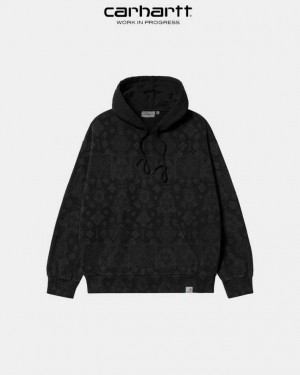 Carhartt Wip Hooded Verse Sweatshirt Black | TH0000338