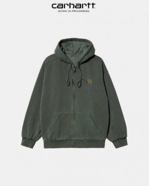 Carhartt Wip Hooded Vista Jacket Boxwood | TH0000341