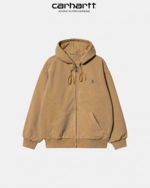 Carhartt Wip Hooded Vista Jacket Dusty Hamilton Brown | TH0000340