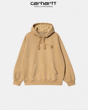 Carhartt Wip Hooded Vista Sweatshirt Dusty Hamilton Brown | TH0000346