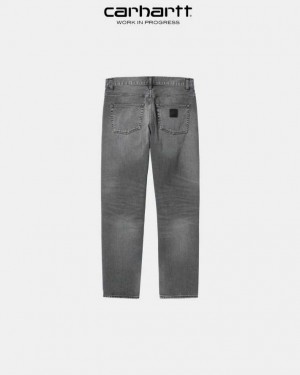 Carhartt Wip Klondike Pant - Maitland Denim Black (light used wash) | TH0001421