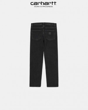 Carhartt Wip Klondike Pant - Maitland Denim Black (stone washed) | TH0001423