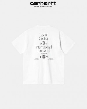 Carhartt Wip Local Pocket T-Shirt White | TH0002233