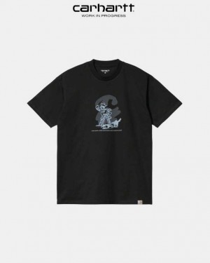 Carhartt Wip Lucky Painter T-Shirt Black | TH0002257