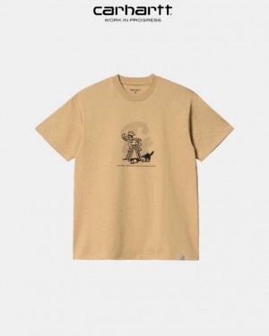 Carhartt Wip Lucky Painter T-Shirt Dusty Hamilton Brown | TH0002256