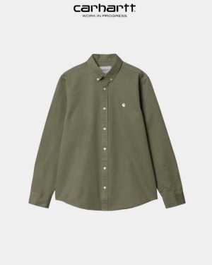 Carhartt Wip Madison Shirt Seaweed | TH0001812