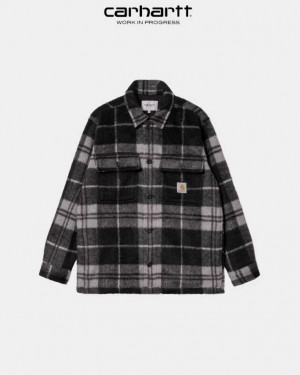 Carhartt Wip Manning Check Shirt Jacket Black / Marengo | TH0000068