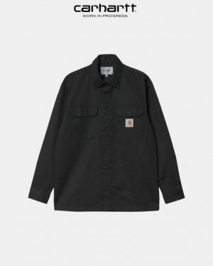 Carhartt Wip Master Shirt Black | TH0001817