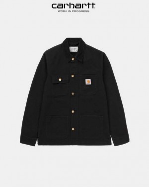 Carhartt Wip Michigan Chore Coat (Spring) Black | TH0000949