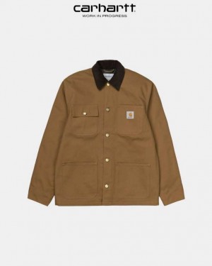 Carhartt Wip Michigan Chore Coat (Winter) Hamilton Brown / Tobacco | TH0000953