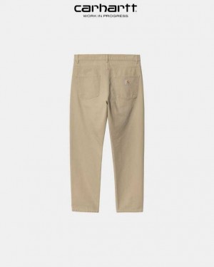 Carhartt Wip Newel Pant Ammonite (aged canvas) | TH0001456