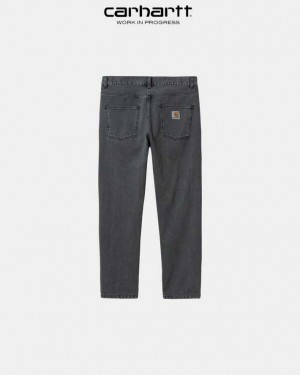 Carhartt Wip Newel Pant Black (stone bleached) | TH0001453